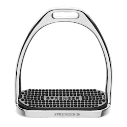 FILLIS Stirrups - Stainless steel, with black rubber pad