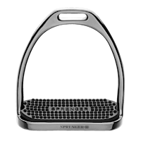 FILLIS Stirrups - Stainless steel anthracite , size 120 mm with black rubber pad