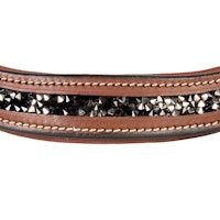 Antarès Precision Crystal pannband – svart glitter