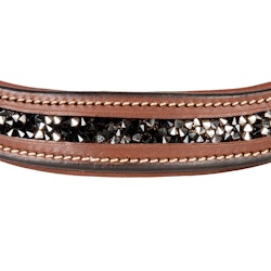 Antarès Precision Crystal pannband – svart glitter