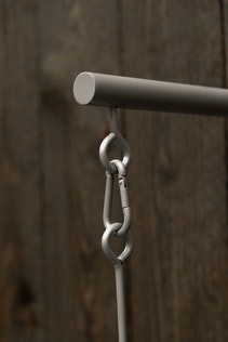 Grooming Deluxe Bridle Hook 4 prong with wall attachment SILVER