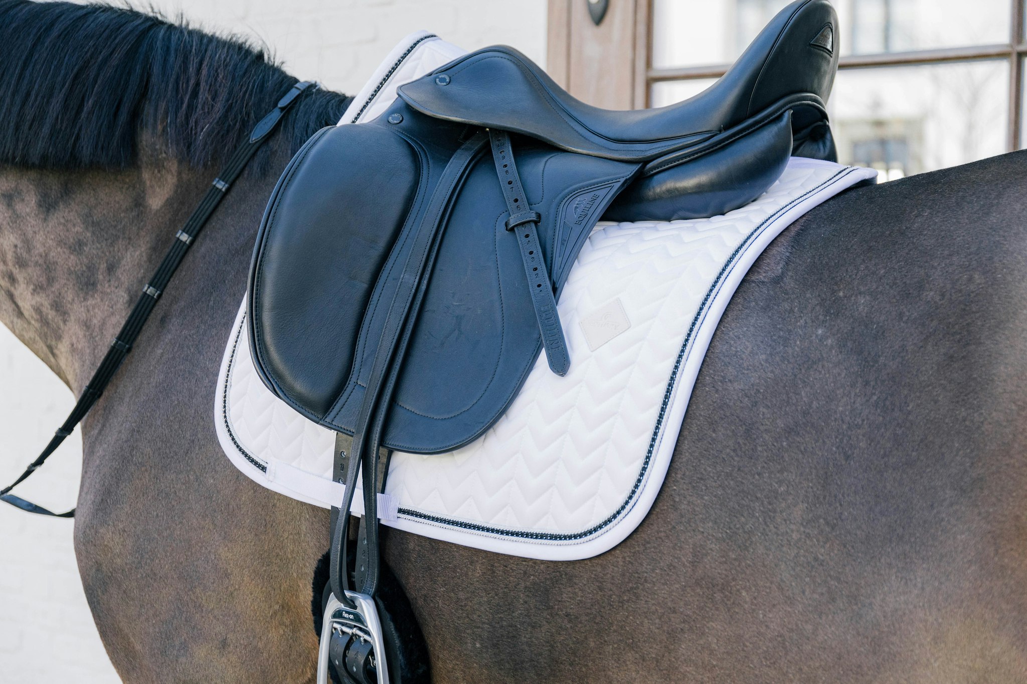 Kentucky Horsewear Saddle Pad Metal Chain Dressage