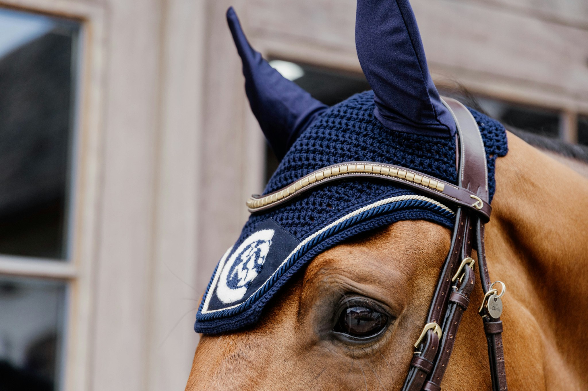 Kentucky Horsewear Fly Veil Wellington 3D Logo Rope