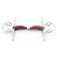 JumpIn Full cheek Leather Covered Gag bit