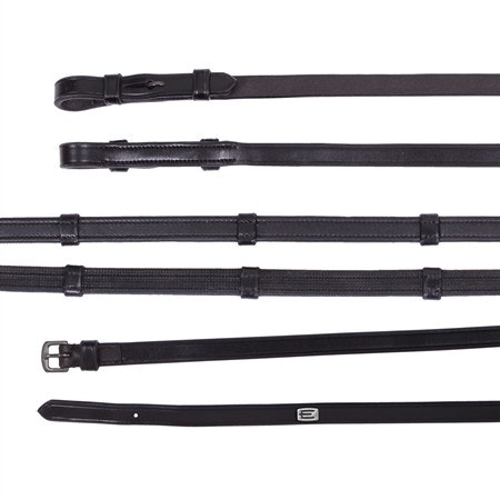 EQ Huntertygel dressyr med stoppar, silver E