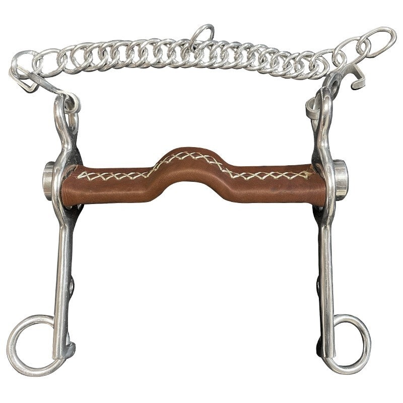 JumpIn Flat reclining cannon Pelham bit leather covered Sam Marsh