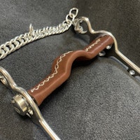 JumpIn Flat reclining cannon Pelham bit leather covered Sam Marsh