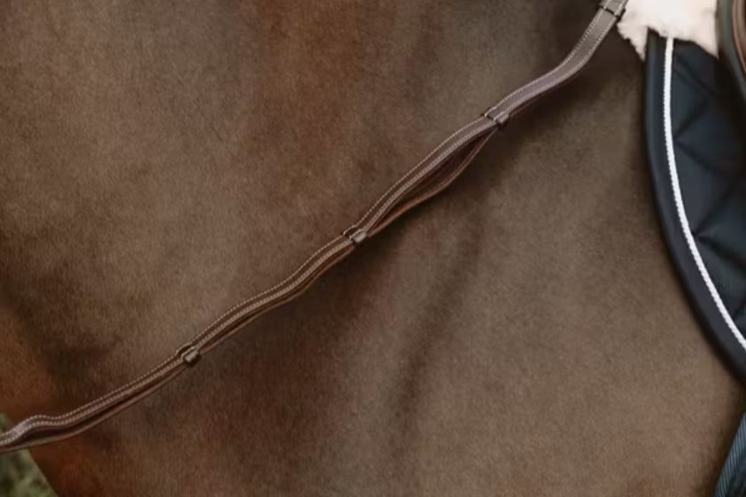 Dyon Läderhandtagstyglar 1/2"
