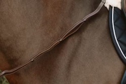 Dyon Läderhandtagstyglar 1/2"