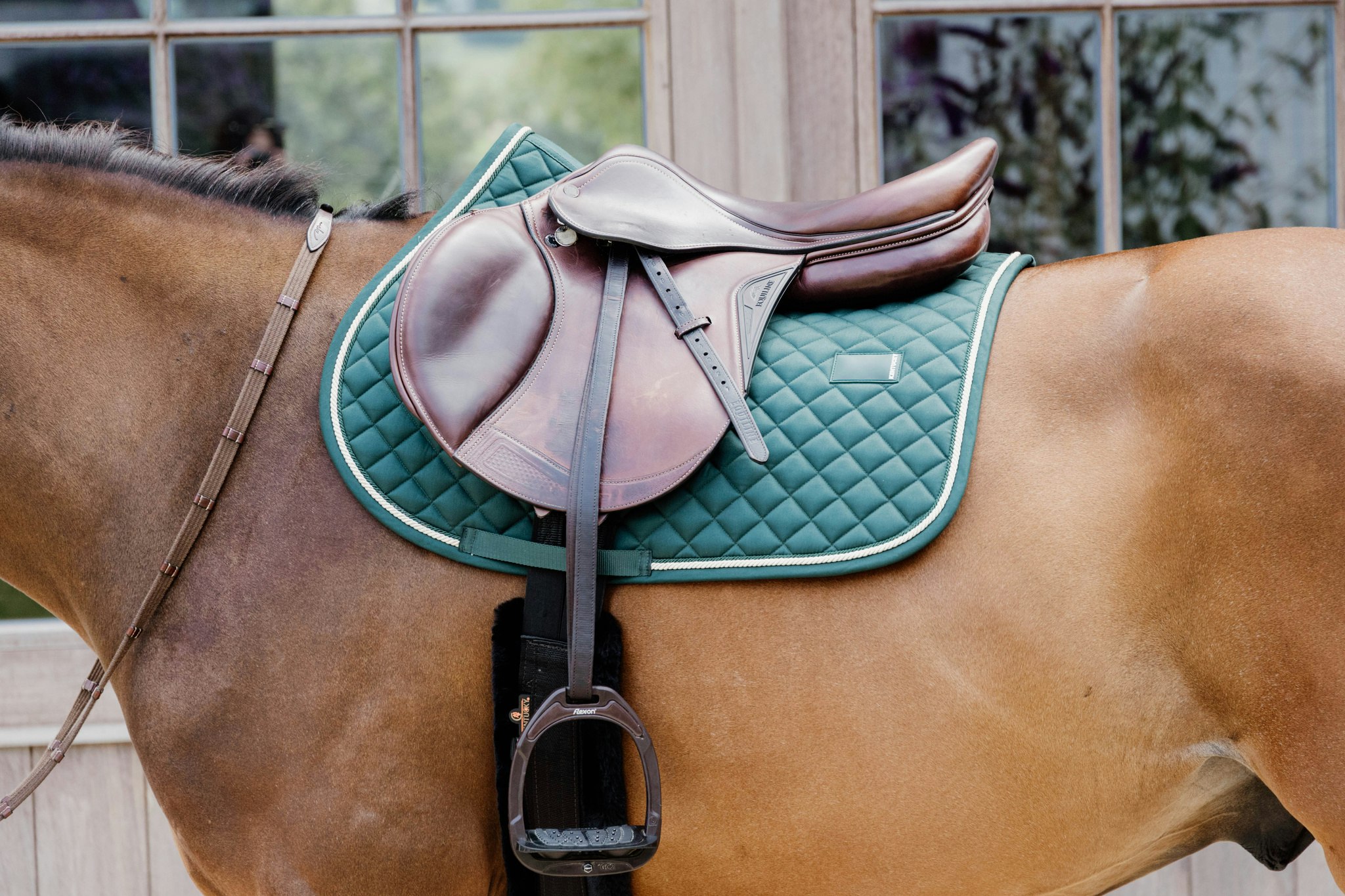 Kentucky Horsewear Saddle Pad Diamond Rope Jumping
