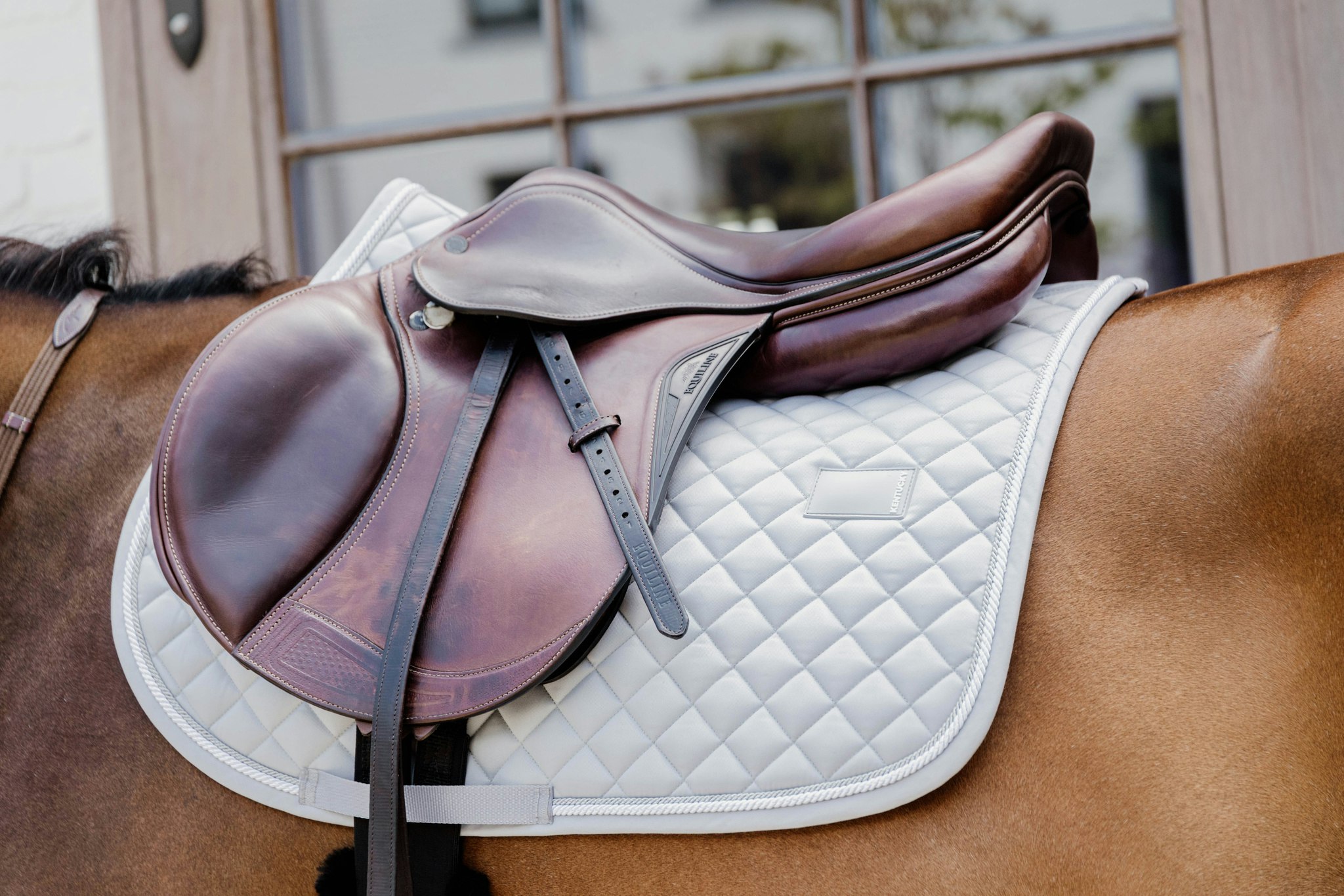 Kentucky Horsewear Saddle Pad Diamond Rope Jumping