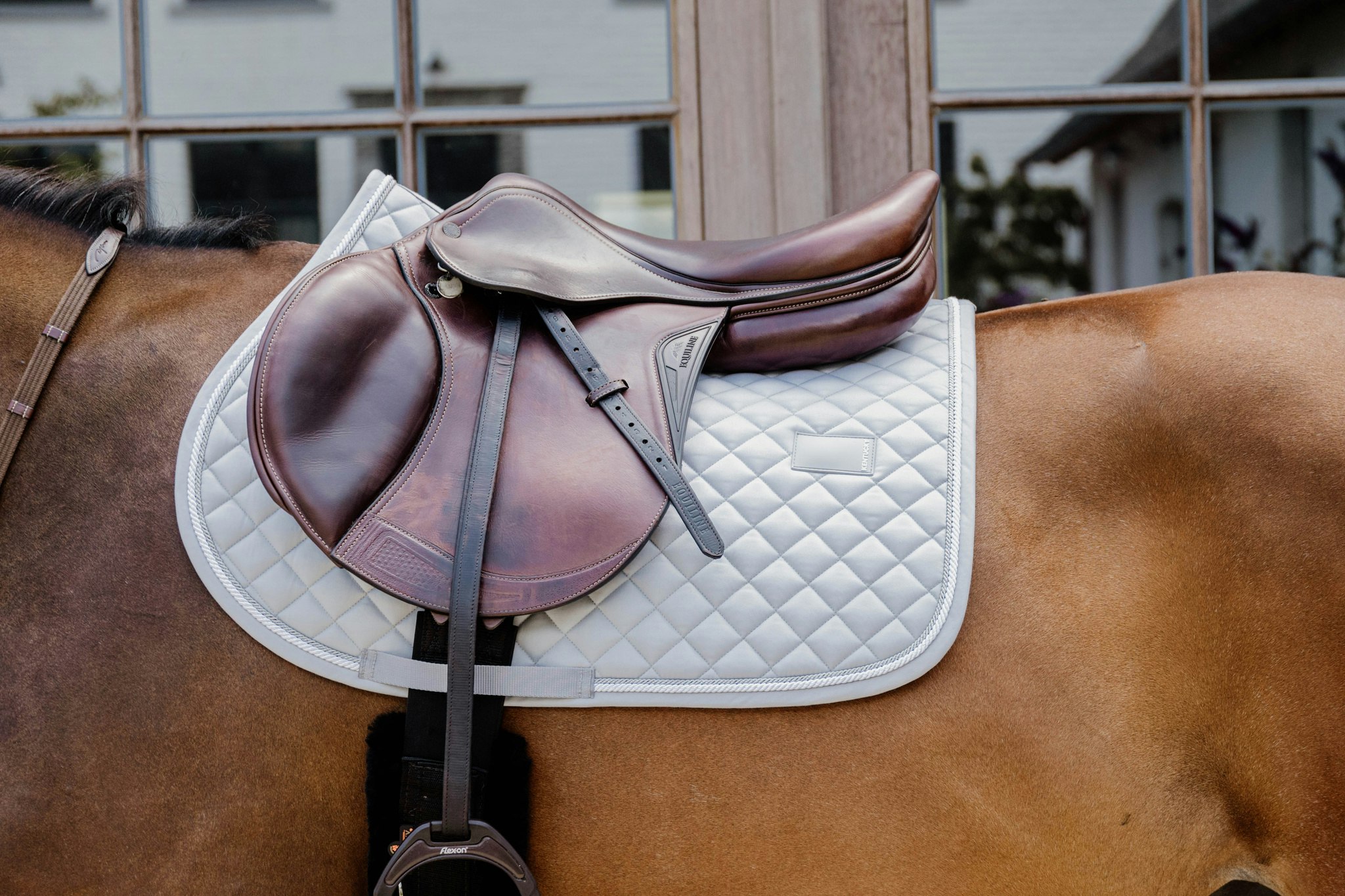 Kentucky Horsewear Saddle Pad Diamond Rope Jumping