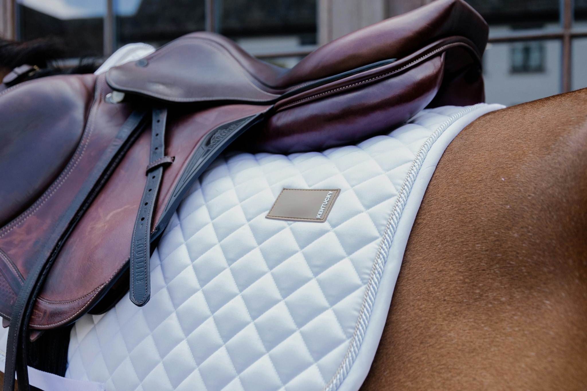 Kentucky Horsewear Saddle Pad Diamond Rope Jumping