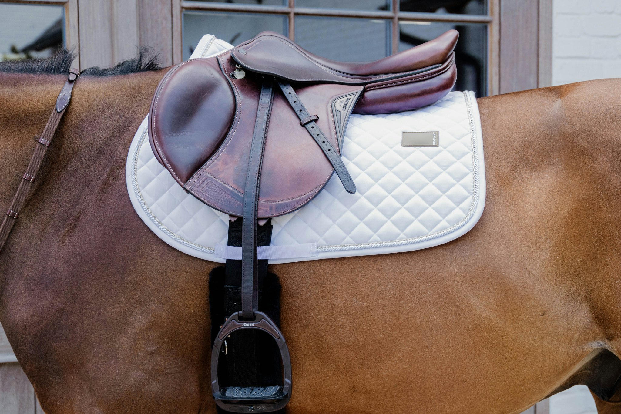Kentucky Horsewear Saddle Pad Diamond Rope Jumping