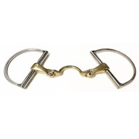 JumpIn US High ported french mouth D ring bit