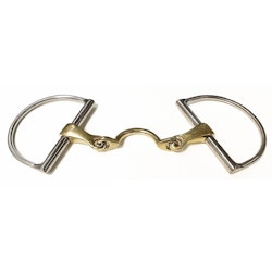 JumpIn US High ported french mouth D ring bit