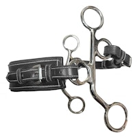 JumpIn Small cheek leather Hackamore rectangle nose