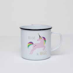 Unicorn emaljmugg