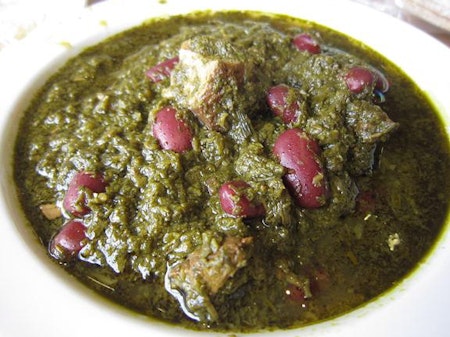 Ghormeh sabzi utan riss