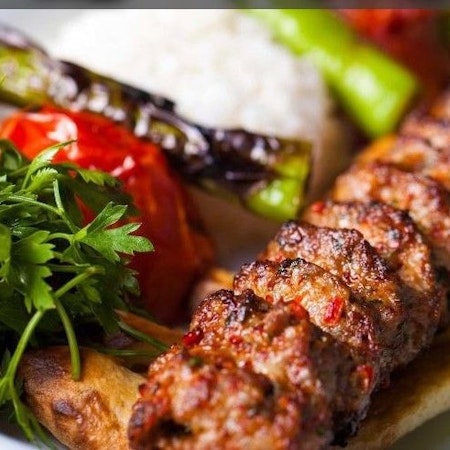 Kebab kobideh utan riss