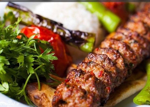 Kebab kobideh utan riss