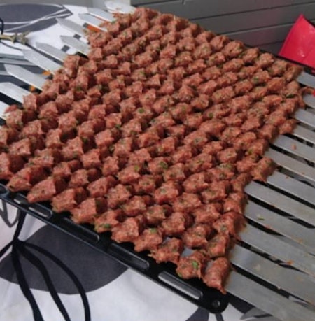 Kebab kobideh utan riss