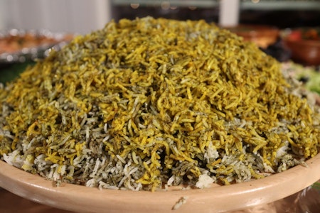 Sabzi polo ba mahi