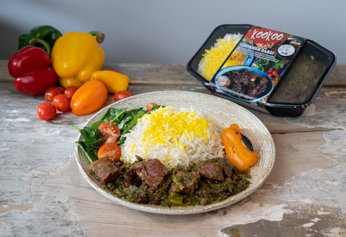 Ghormeh sabzi matlåda