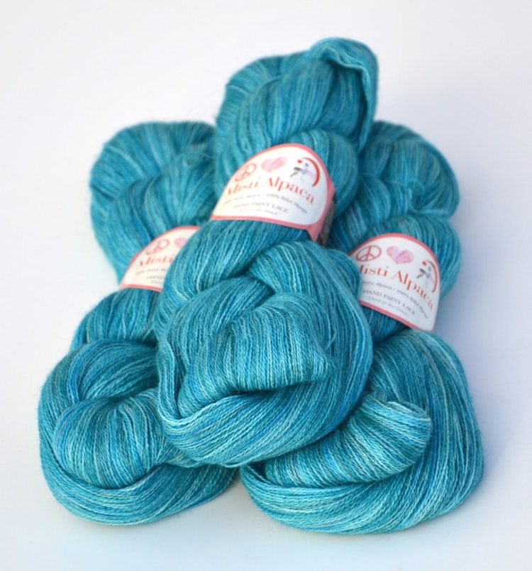Misti Lace Rigoletto Teal