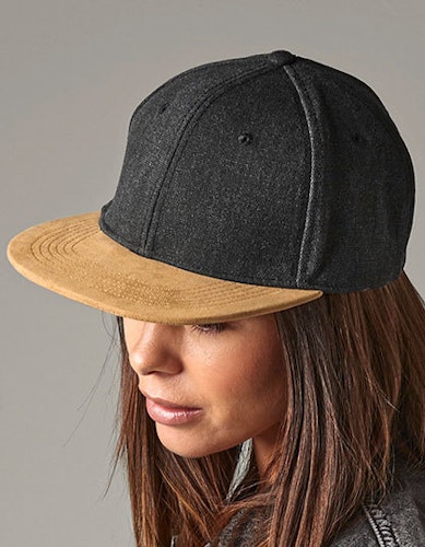 Suede Peak Snapback