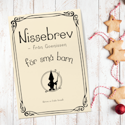 Nissebrev från Goenissen - för små barn (2-3 år)