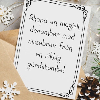 Nissebrev från Goenissen - till förskolan