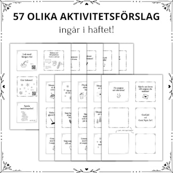 Julkalender med aktiviteter & goda gärningar