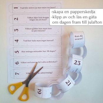 Räkna ner till jul - en gåta om dagen