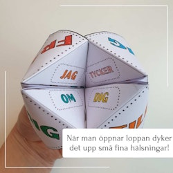 Julkort - vik en loppa!