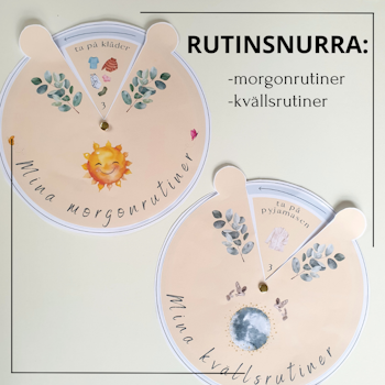 Snurror: morgon- och kvällsrutiner