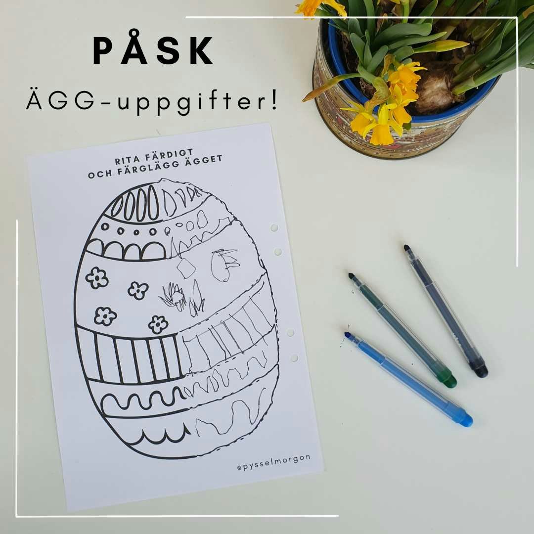 Påsk: ÄGG-uppgifter