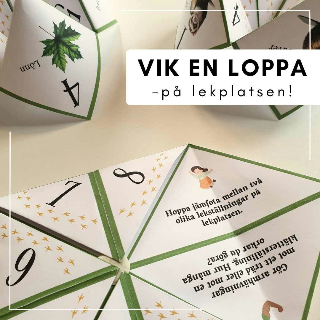 Vik en loppa - på lekplatsen