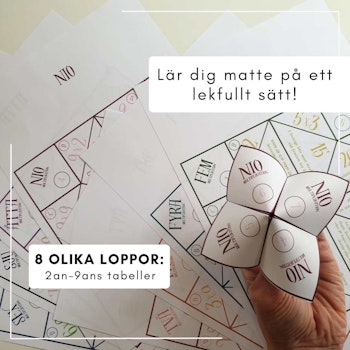 Vik en loppa - multiplikation