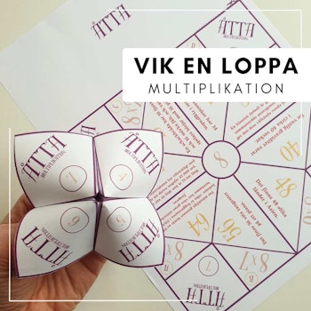Vik en loppa - multiplikation