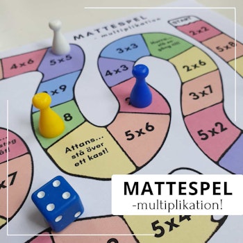 Mattespel - multiplikation