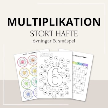 Multiplikation - övningar & småspel