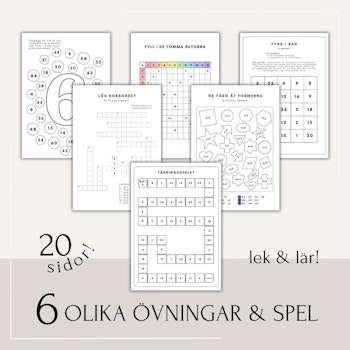 Multiplikation - övningar & småspel