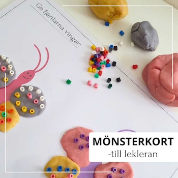 Leklera - mönsterkort