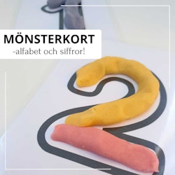 Leklera - mönsterkort alfabet & siffror