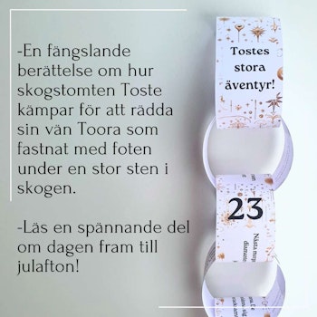 Räkna ner till jul - Tostes stora äventyr!