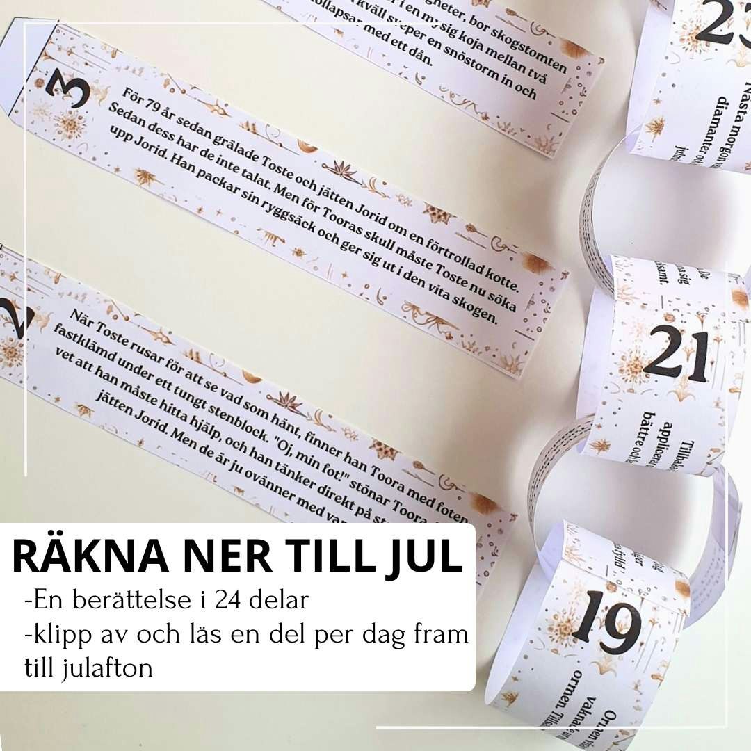 Räkna ner till jul - Tostes stora äventyr!
