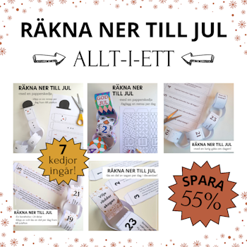 Räkna ner till jul - ALLT I ETT!