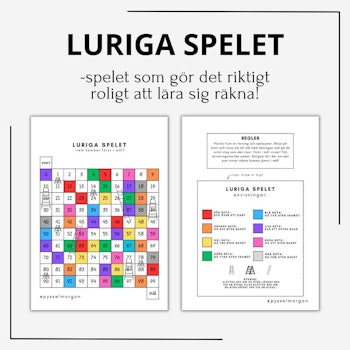 Spel med siffror upp till hundra