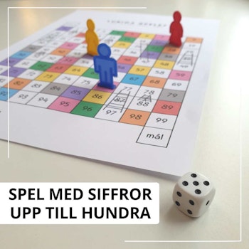 Spel med siffror upp till hundra